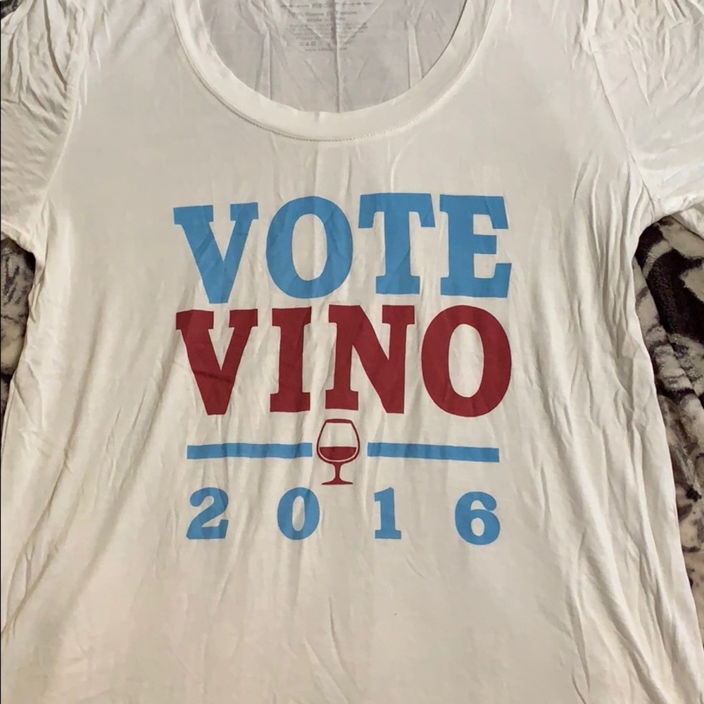 Vote vino 2016 tee shirt